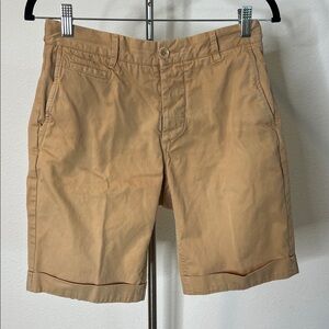 Paul Taylor Italian Extra Fine Cotton Cuffed Bermuda Shorts